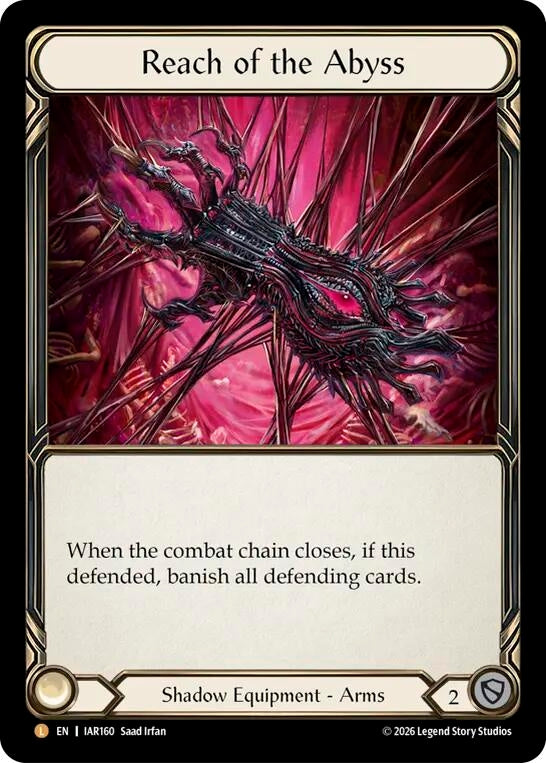 Image for Reach of the Abyss [Usurp the Shadow Throne] (IAR) - Flesh and Blood TCG