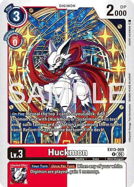 Image for Huckmon [Chivalrous XIII] (EX-13) - Digimon Card Game