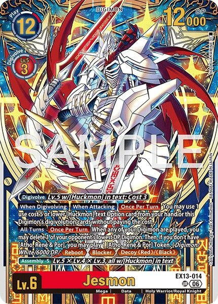 Image for Jesmon [Chivalrous XIII] (EX-13) - Digimon Card Game
