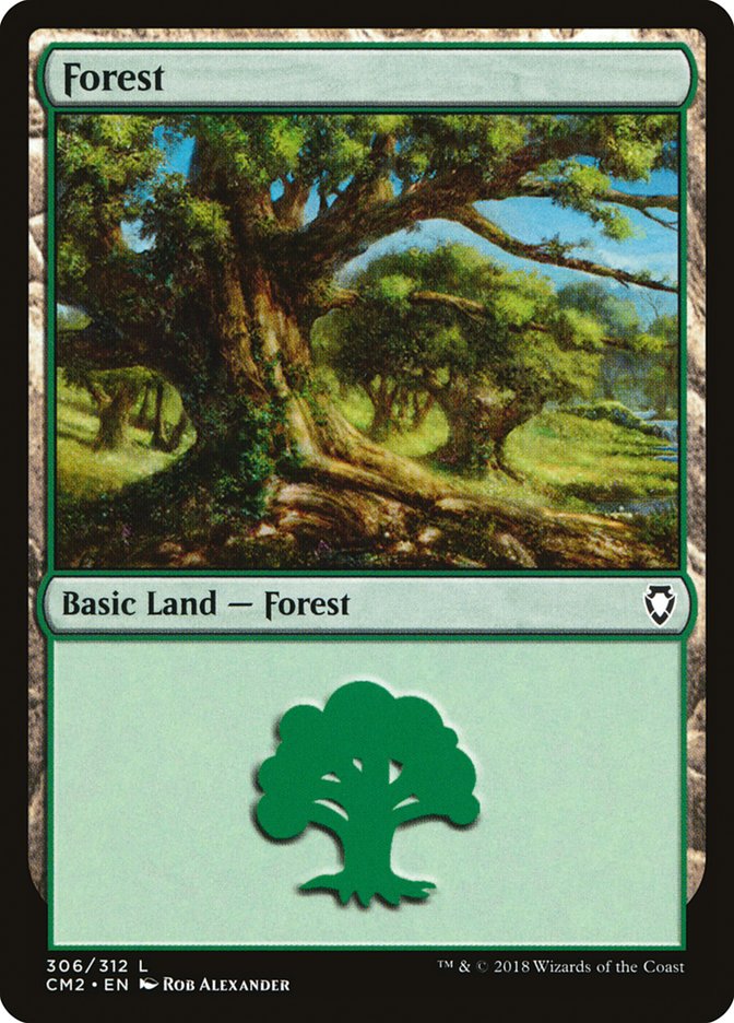 Forest (#306) [Commander Anthology Volume II]