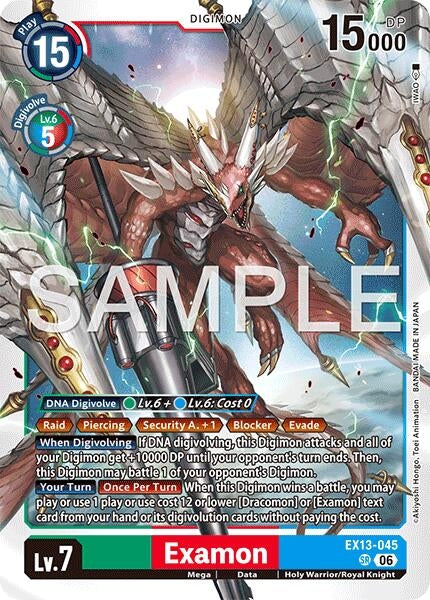 Image for Examon [Chivalrous XIII] (EX-13) - Digimon Card Game