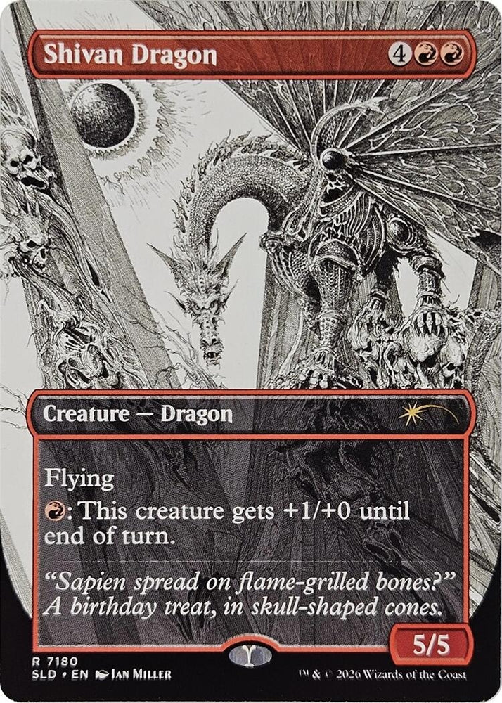 Image for Shivan Dragon (7180) [Secret Lair Drop Series] (SLD) - Magic: The Gathering