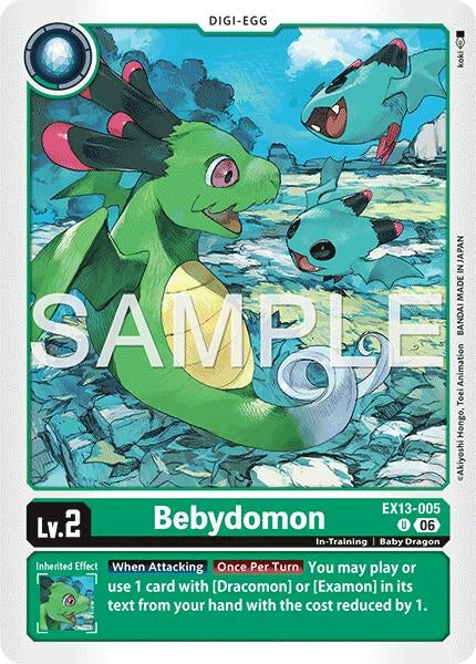 Image for Bebydomon [Chivalrous XIII] (EX-13) - Digimon Card Game
