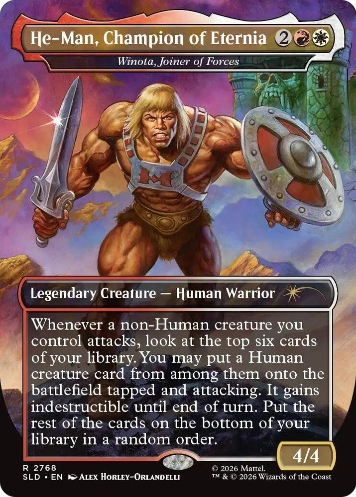 Image for He-Man, Champion of Eternia - Winota, Joiner of Forces [Secret Lair Drop Series] (SLD) - Magic: The Gathering