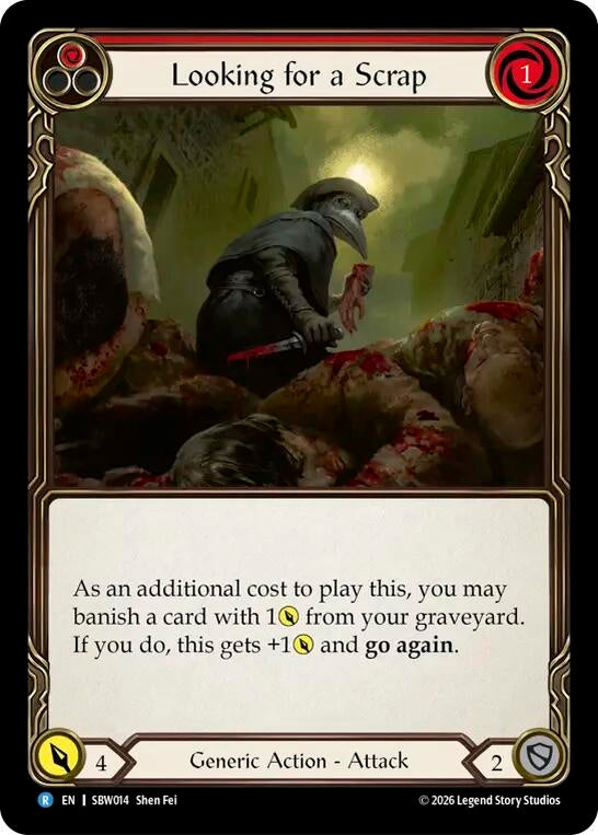 Image for Looking for a Scrap [Silver Age: Usurp the Shadow Throne] (SAT) - Flesh and Blood TCG