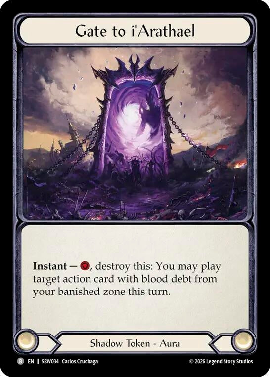 Image for Gate to i'Arathael [Silver Age: Usurp the Shadow Throne] (SAT) - Flesh and Blood TCG