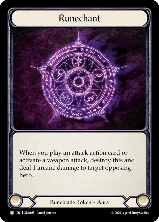 Image for Runechant [Silver Age: Usurp the Shadow Throne] (SAT) - Flesh and Blood TCG