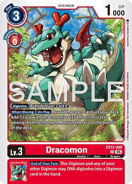 Image for Dracomon [Chivalrous XIII] (EX-13) - Digimon Card Game