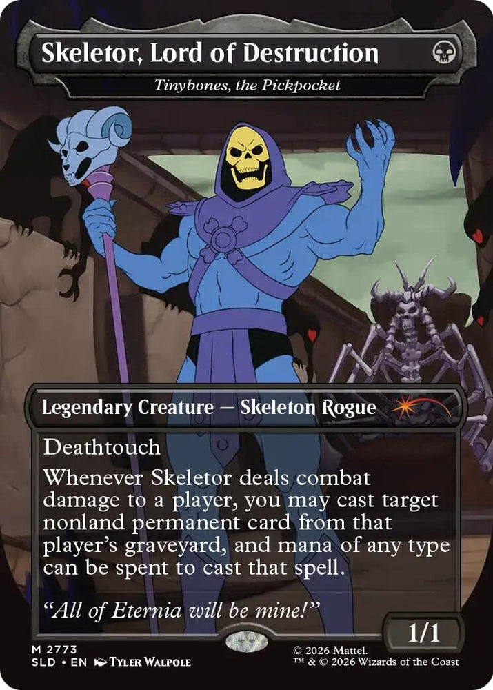 Image for Skeletor, Lord of Destruction - Tinybones, the Pickpocket [Secret Lair Drop Series] (SLD) - Magic: The Gathering
