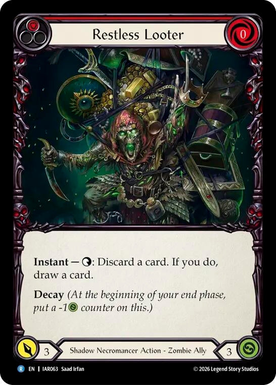 Image for Restless Looter [Usurp the Shadow Throne] (IAR) - Flesh and Blood TCG