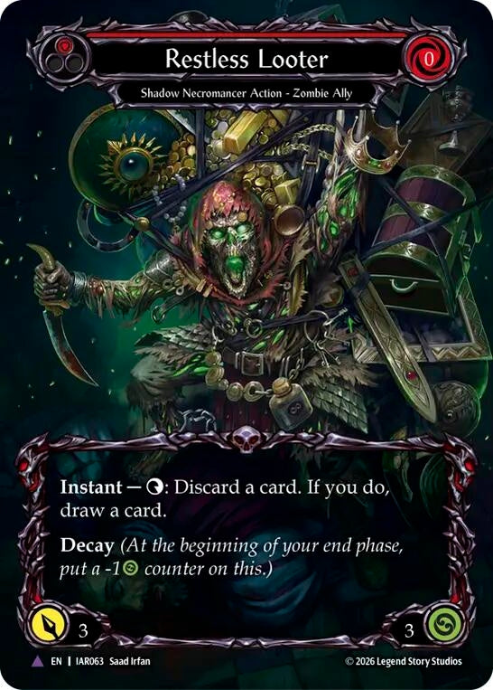 Image for Restless Looter (Marvel) [Usurp the Shadow Throne] (IAR) - Flesh and Blood TCG