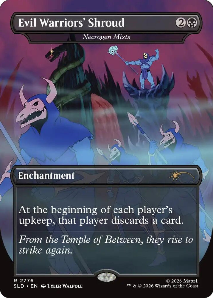 Image for Evil Warriors' Shroud - Necrogen Mists [Secret Lair Drop Series] (SLD) - Magic: The Gathering