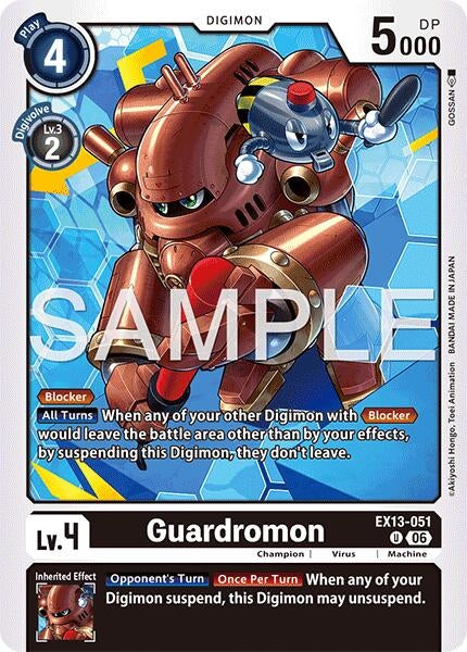 Image for Guardromon [Chivalrous XIII] (EX-13) - Digimon Card Game