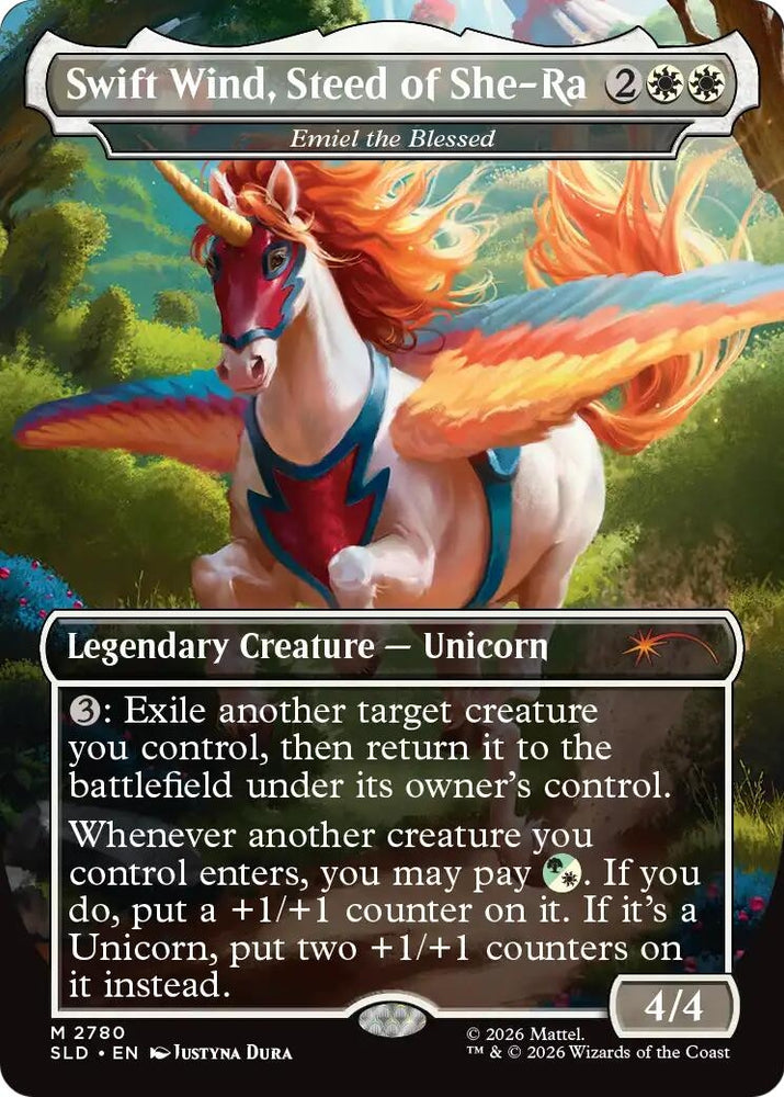 Image for Swift Wind, Steed of She-Ra - Emiel the Blessed [Secret Lair Drop Series] (SLD) - Magic: The Gathering