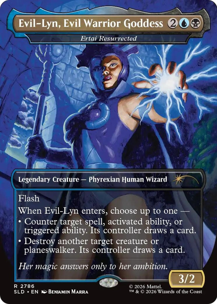 Image for Evil-Lyn, Evil Warrior Goddess - Ertai Resurrected [Secret Lair Drop Series] (SLD) - Magic: The Gathering