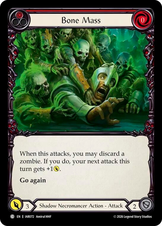 Image for Bone Mass (Red) [Usurp the Shadow Throne] (IAR) - Flesh and Blood TCG