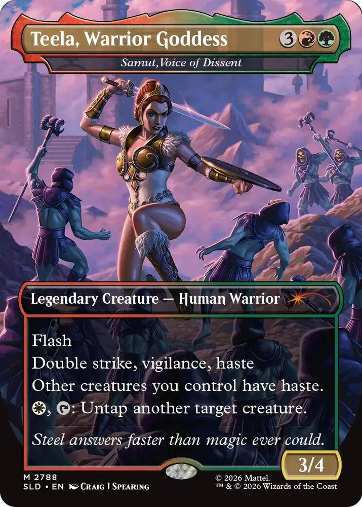 Image for Teela, Warrior Goddess - Samut, Voice of Dissent [Secret Lair Drop Series] (SLD) - Magic: The Gathering