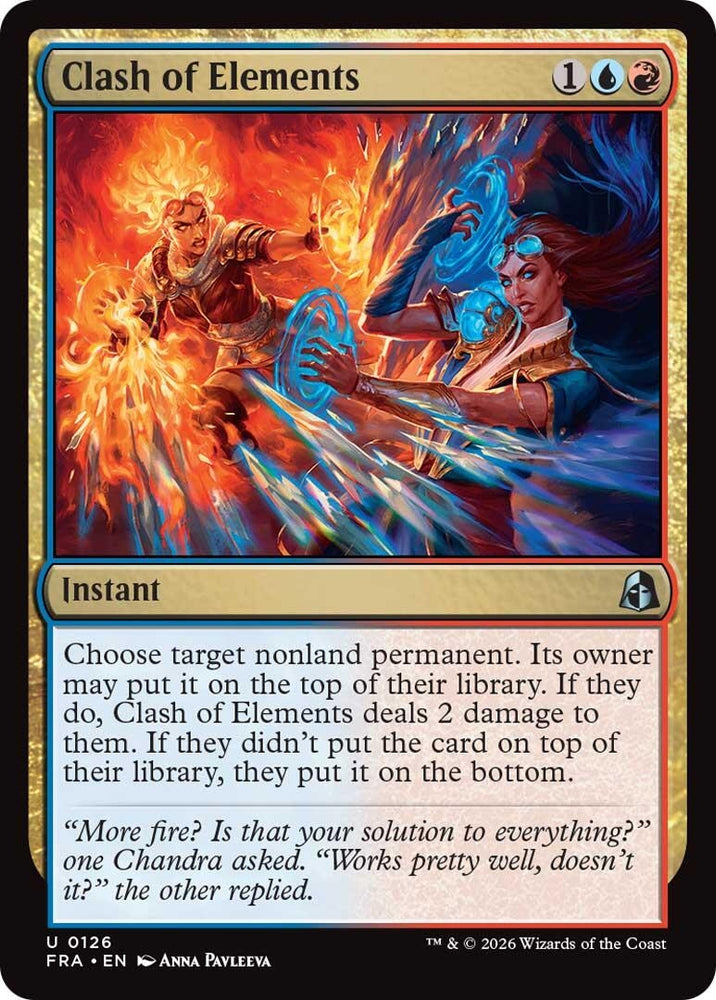 Image for Clash of Elements (126) [Reality Fracture] (FRA) - Magic: The Gathering