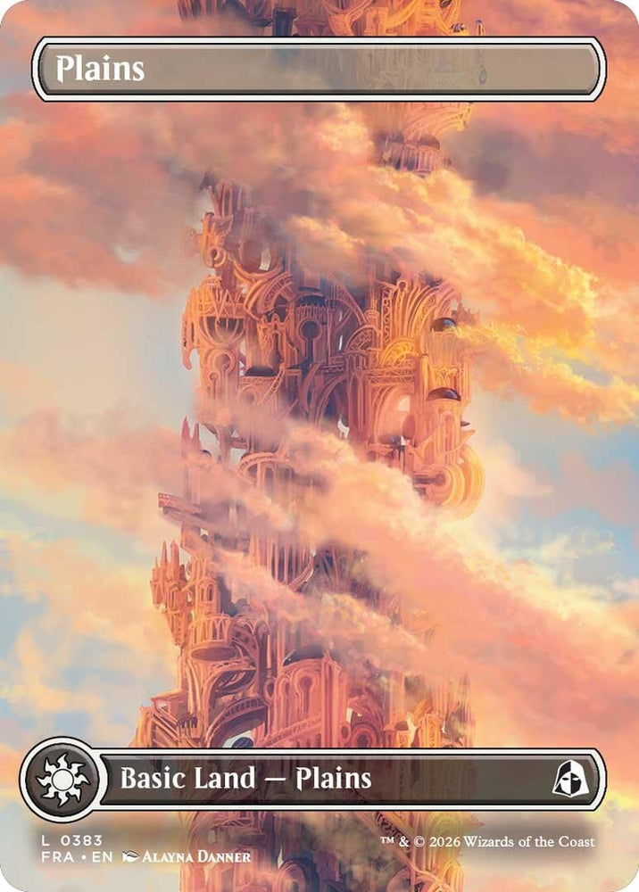 Image for Plains (Borderless) (0383) (383) [Reality Fracture] (FRA) - Magic: The Gathering