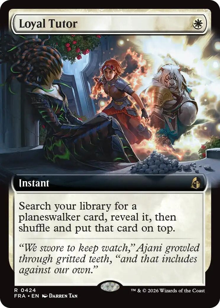 Image for Loyal Tutor (Extended Art) (424) [Reality Fracture] (FRA) - Magic: The Gathering