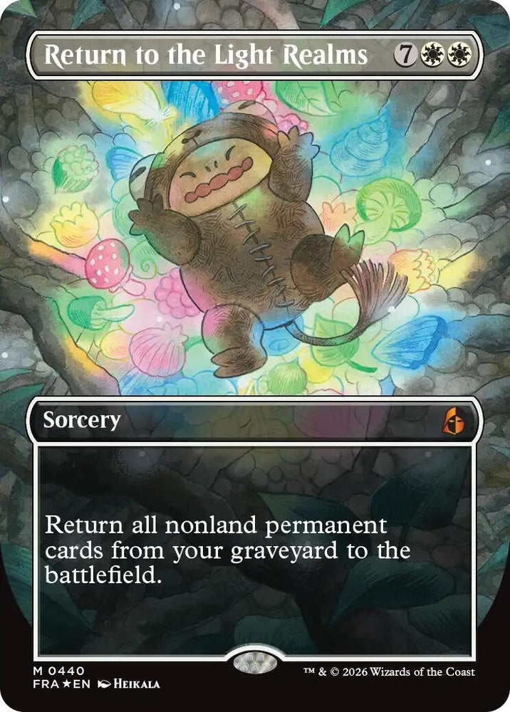 Image for Return to the Light Realms (Borderless) (0440) (440) [Reality Fracture] (FRA) - Magic: The Gathering