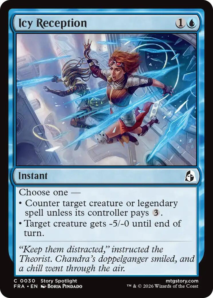 Image for Icy Reception (30) [Reality Fracture] (FRA) - Magic: The Gathering