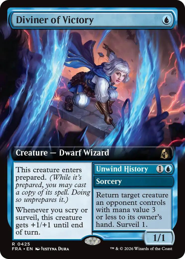 Image for Diviner of Victory (Extended Art) (425) [Reality Fracture] (FRA) - Magic: The Gathering