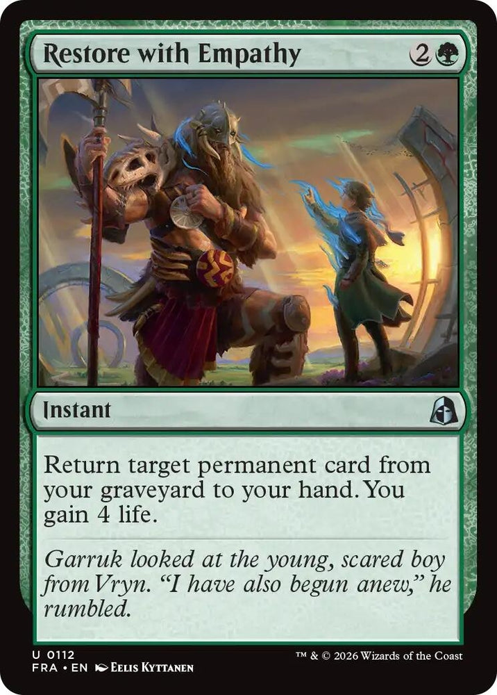 Image for Restore with Empathy (112) [Reality Fracture] (FRA) - Magic: The Gathering