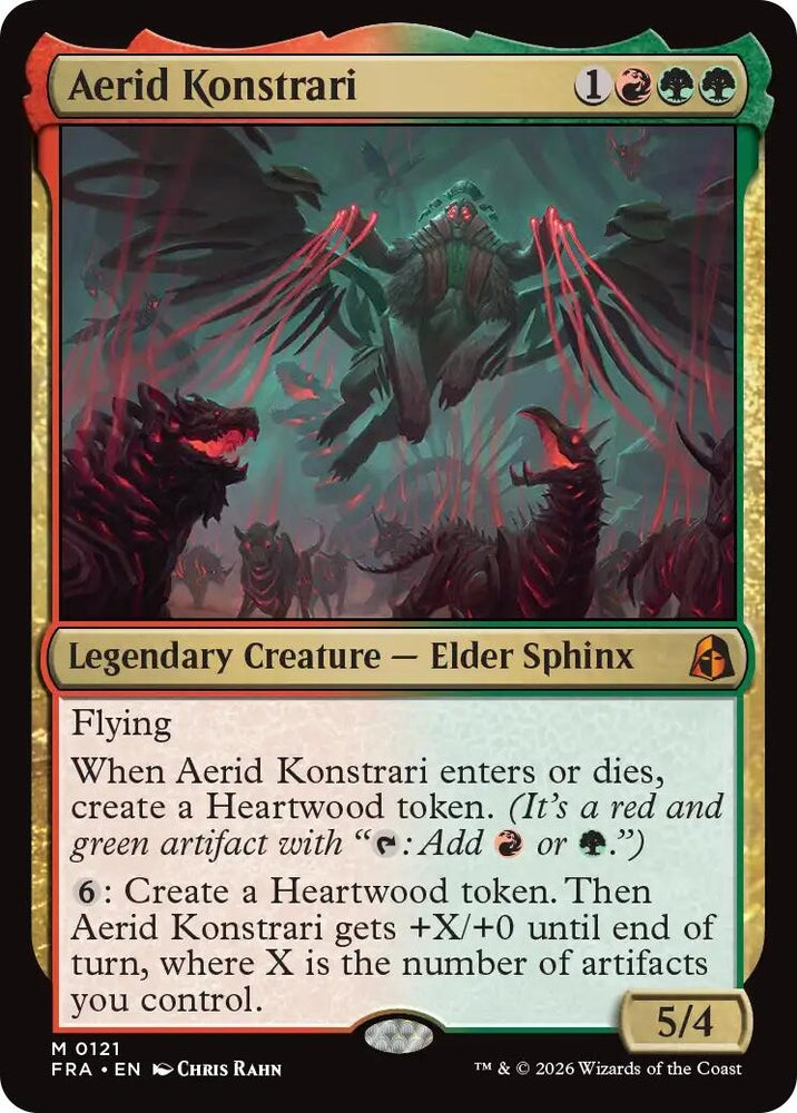 Image for Aerid Konstrari (121) [Reality Fracture] (FRA) - Magic: The Gathering