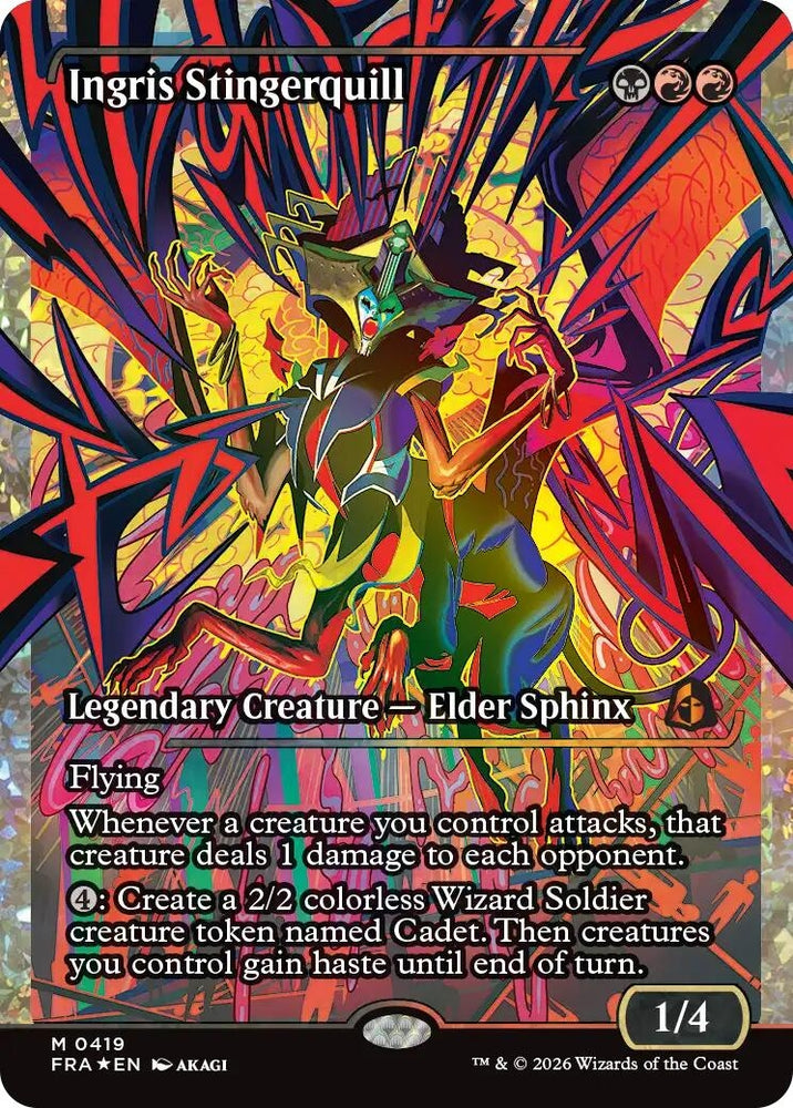 Image for Ingris Stingerquill (Showcase) (Fracture Foil) (0419) (419) [Reality Fracture] (FRA) - Magic: The Gathering