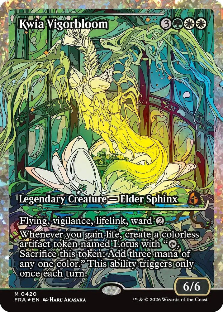 Image for Kwia Vigorbloom (Showcase) (Fracture Foil) (0420) (420) [Reality Fracture] (FRA) - Magic: The Gathering