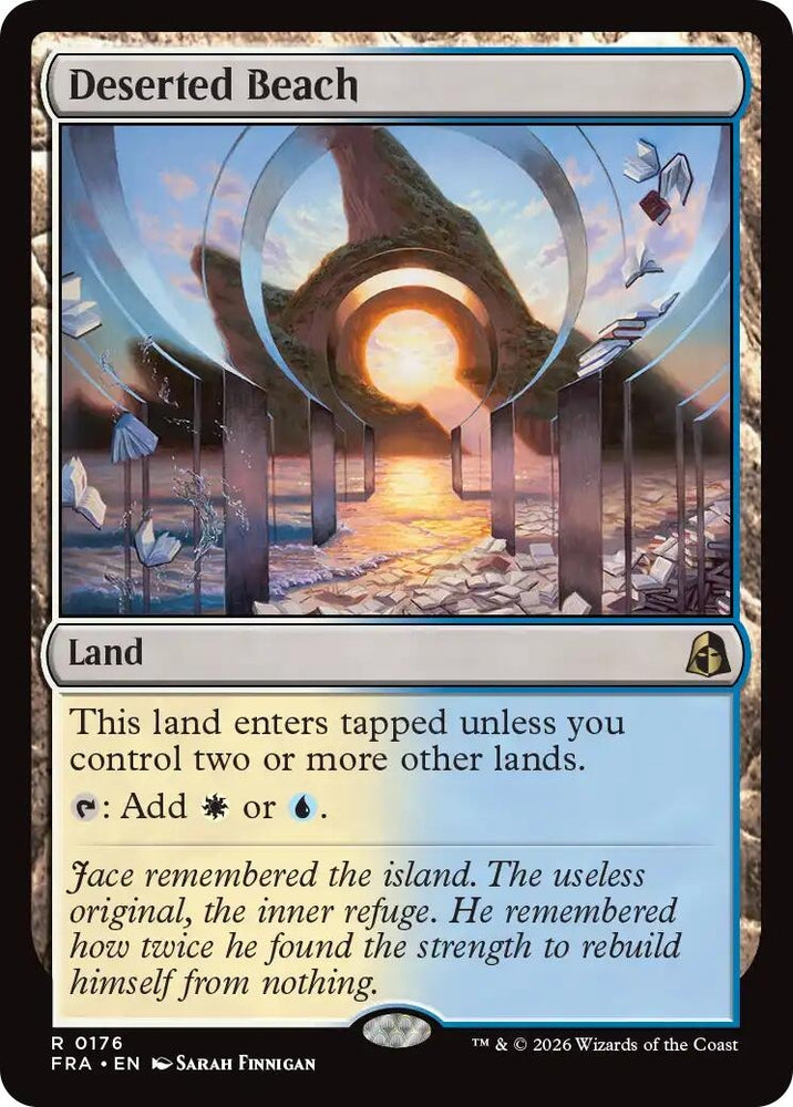 Image for Deserted Beach (176) [Reality Fracture] (FRA) - Magic: The Gathering