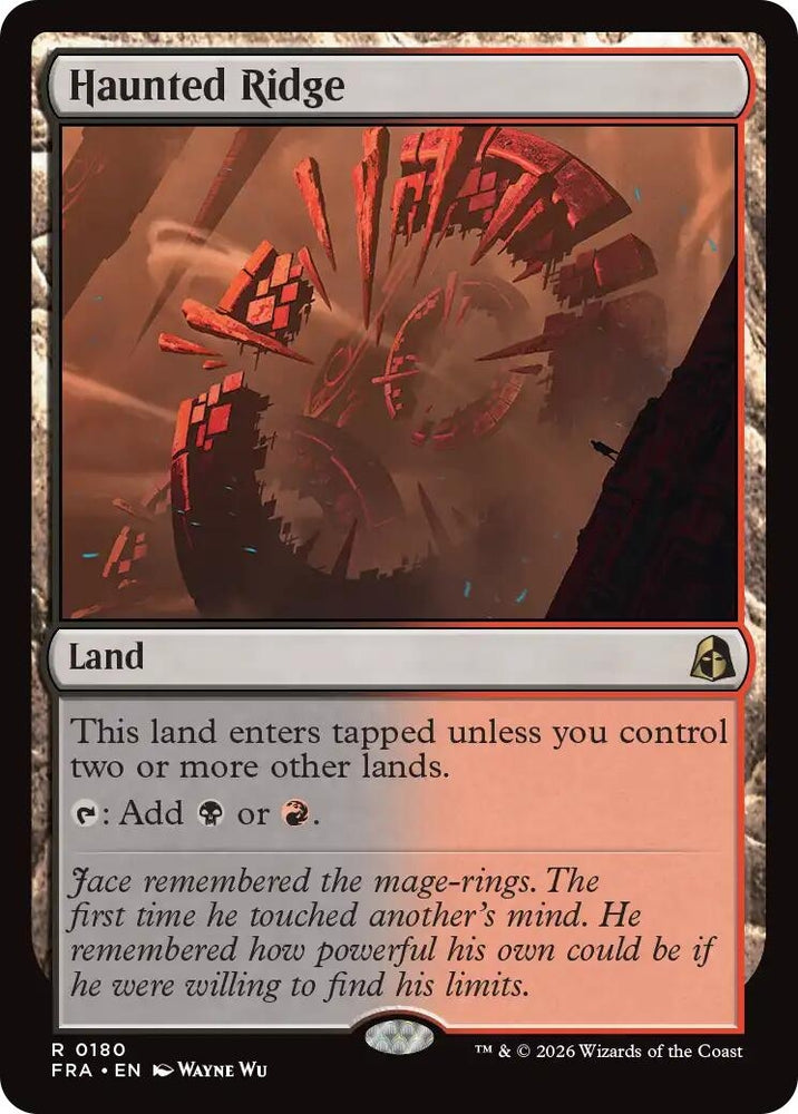 Image for Haunted Ridge (180) [Reality Fracture] (FRA) - Magic: The Gathering