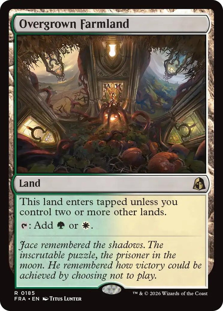 Image for Overgrown Farmland (185) [Reality Fracture] (FRA) - Magic: The Gathering