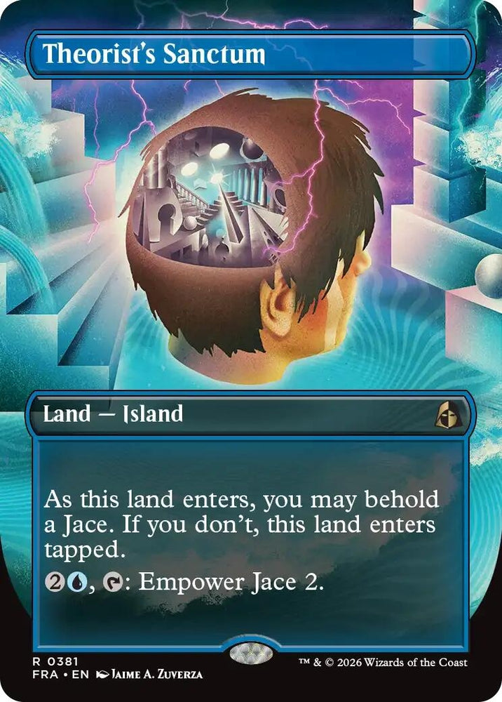 Image for Theorist's Sanctum (Borderless) (381) [Reality Fracture] (FRA) - Magic: The Gathering