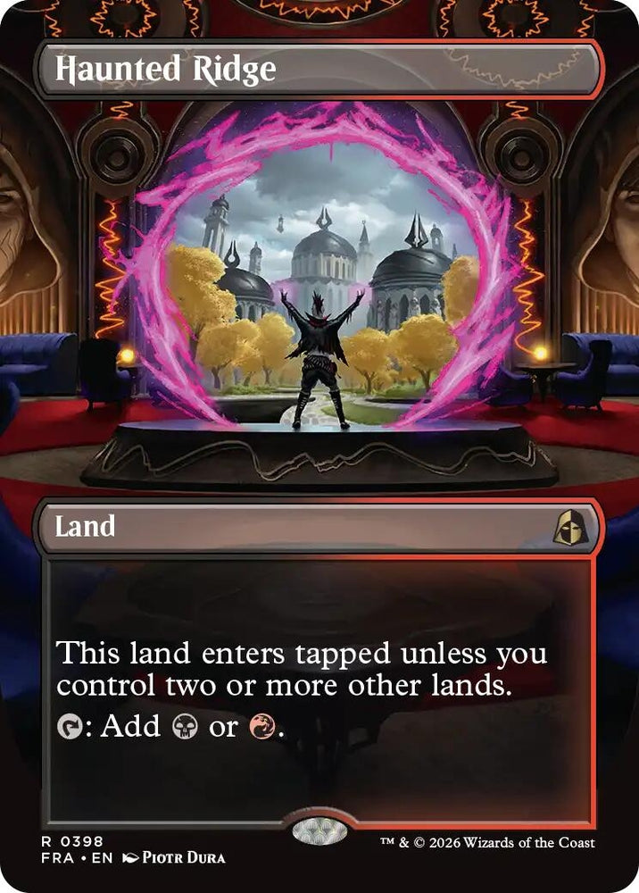 Image for Haunted Ridge (Borderless) (398) [Reality Fracture] (FRA) - Magic: The Gathering
