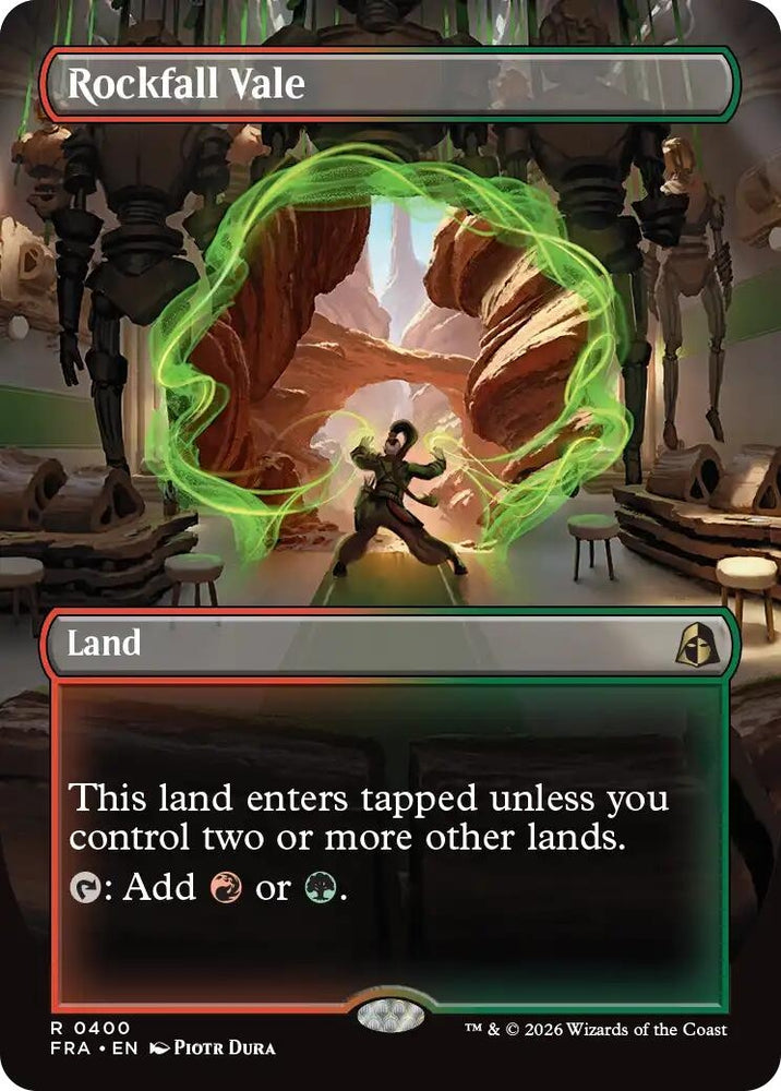 Image for Rockfall Vale (Borderless) (400) [Reality Fracture] (FRA) - Magic: The Gathering