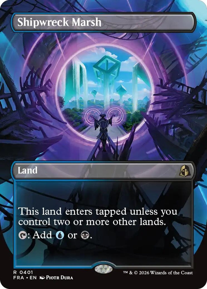 Image for Shipwreck Marsh (Borderless) (401) [Reality Fracture] (FRA) - Magic: The Gathering