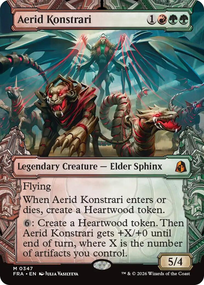 Image for Aerid Konstrari (Showcase) (0347) (347) [Reality Fracture] (FRA) - Magic: The Gathering