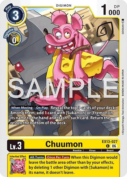 Image for Chuumon [Chivalrous XIII] (EX-13) - Digimon Card Game