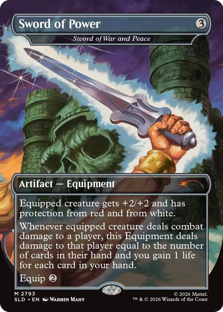 Image for Sword of Power - Sword of War and Peace [Secret Lair Drop Series] (SLD) - Magic: The Gathering