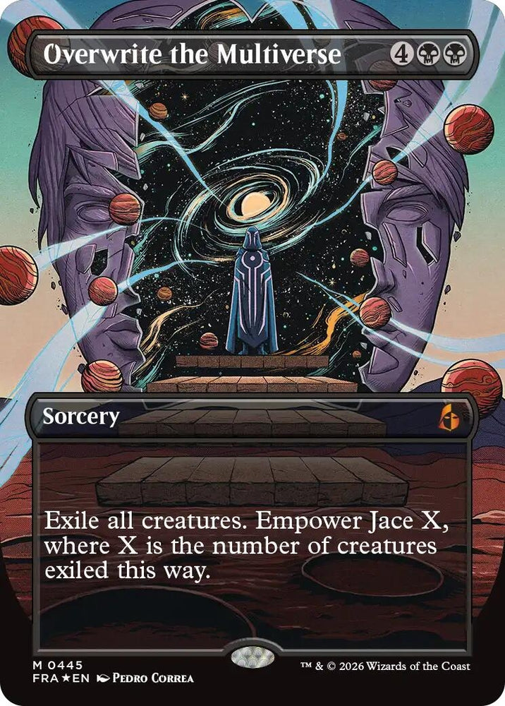 Image for Overwrite the Multiverse (Borderless) (445) [Reality Fracture] (FRA) - Magic: The Gathering