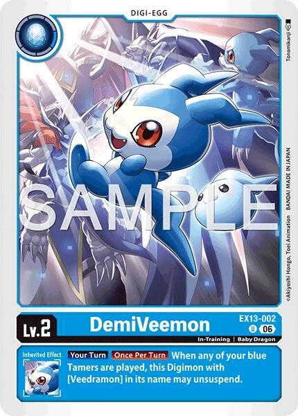 Image for DemiVeemon [Chivalrous XIII] (EX-13) - Digimon Card Game