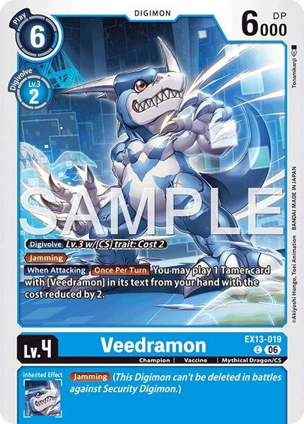 Image for Veedramon [Chivalrous XIII] (EX-13) - Digimon Card Game