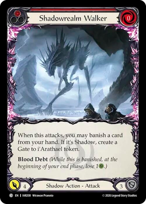 Image for Shadowrealm Walker (Red) [Usurp the Shadow Throne] (IAR) - Flesh and Blood TCG