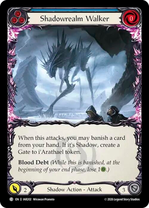 Image for Shadowrealm Walker (Blue) [Usurp the Shadow Throne] (IAR) - Flesh and Blood TCG