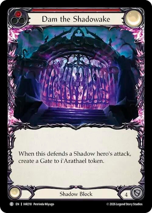 Image for Dam the Shadowake (Red) [Usurp the Shadow Throne] (IAR) - Flesh and Blood TCG