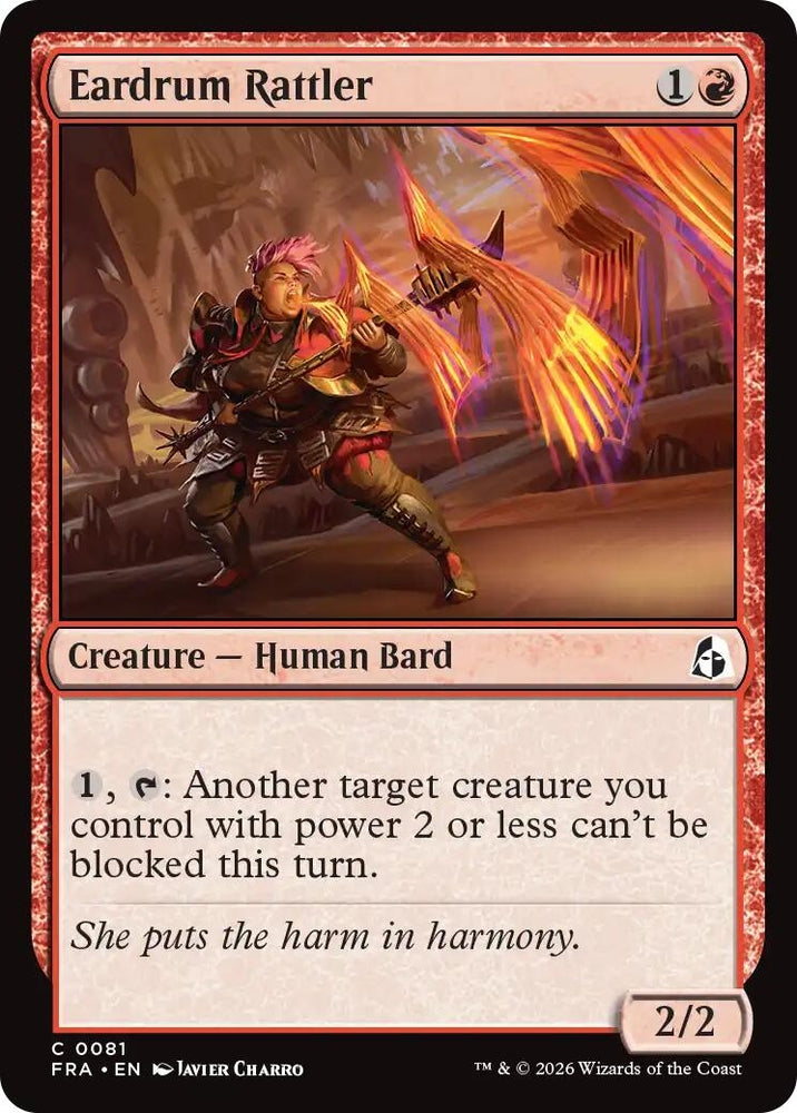 Image for Eardrum Rattler (81) [Reality Fracture] (FRA) - Magic: The Gathering