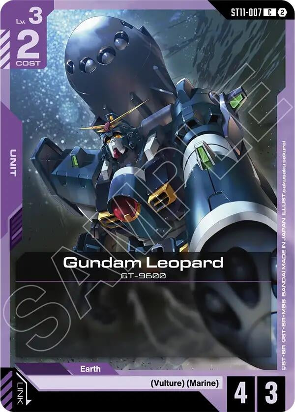 Image for Gundam Leopard [Starter Deck 11: Aquatic Assault] (ST11) - Gundam Card Game