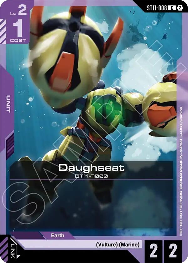 Image for Daughseat [Starter Deck 11: Aquatic Assault] (ST11) - Gundam Card Game